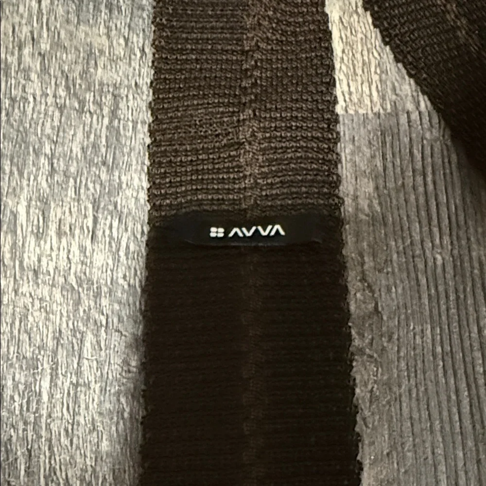 AVVA Brown Men's elegant tie